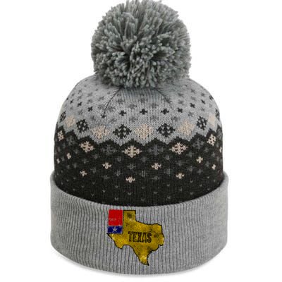 Vintage Texas Logo The Baniff Cuffed Pom Beanie