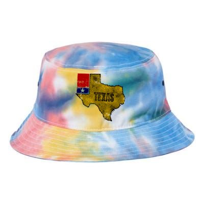 Vintage Texas Logo Tie Dye Newport Bucket Hat