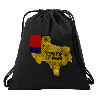 Vintage Texas Logo Drawstring Bag