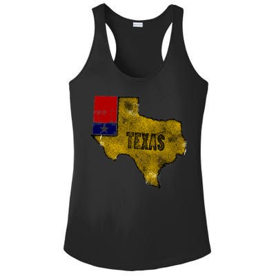 Vintage Texas Logo Ladies PosiCharge Competitor Racerback Tank