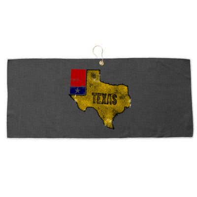 Vintage Texas Logo Large Microfiber Waffle Golf Towel