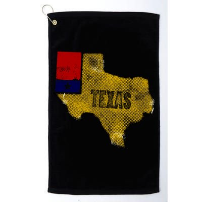 Vintage Texas Logo Platinum Collection Golf Towel