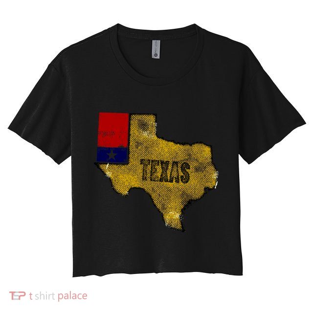 Vintage Texas Logo Crop Top
