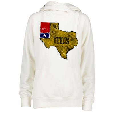 Vintage Texas Logo Womens Funnel Neck Pullover Hood