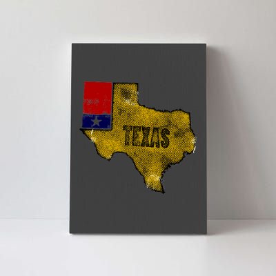 Vintage Texas Logo Canvas