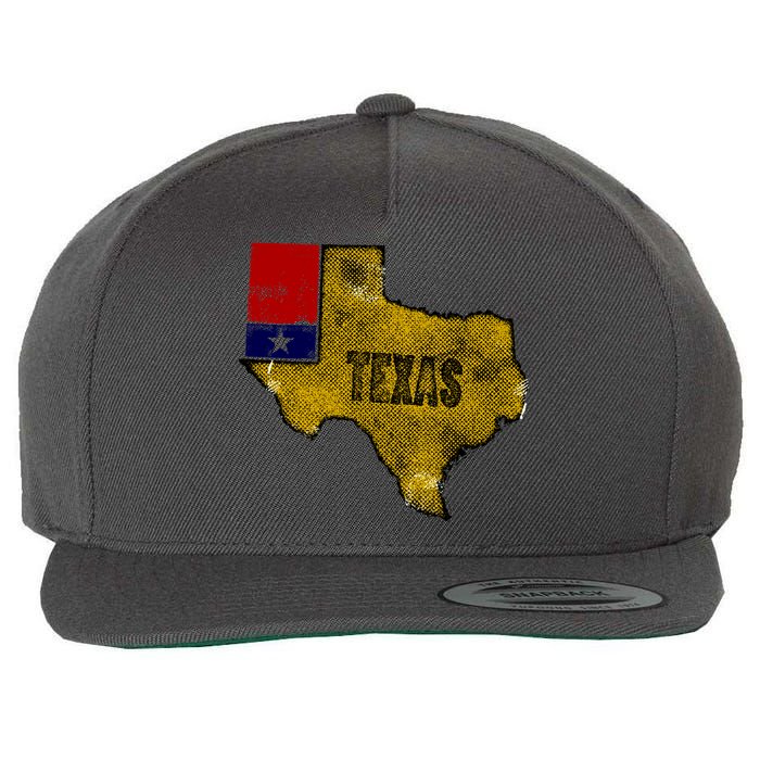 Vintage Texas Logo Wool Snapback Cap