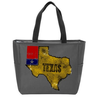 Vintage Texas Logo Zip Tote Bag