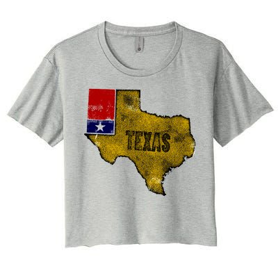 Vintage Texas Logo Women's Crop Top Tee