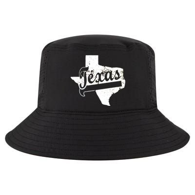 Vintage Texas State Logo Cool Comfort Performance Bucket Hat