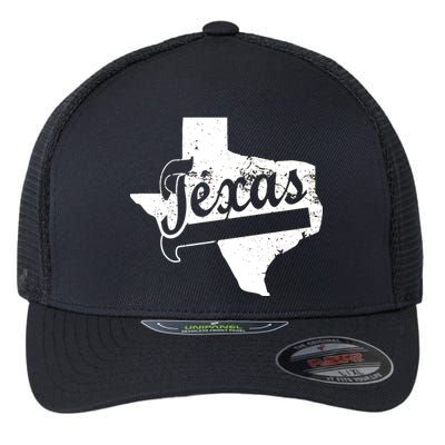 Vintage Texas State Logo Flexfit Unipanel Trucker Cap