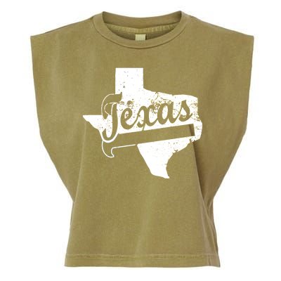 Vintage Texas State Logo Garment-Dyed Women's Muscle Tee