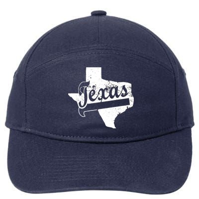 Vintage Texas State Logo 7-Panel Snapback Hat