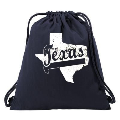 Vintage Texas State Logo Drawstring Bag