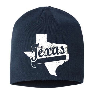 Vintage Texas State Logo Sustainable Beanie