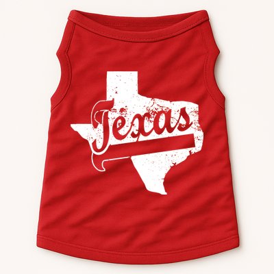 Vintage Texas State Logo Doggie Tank
