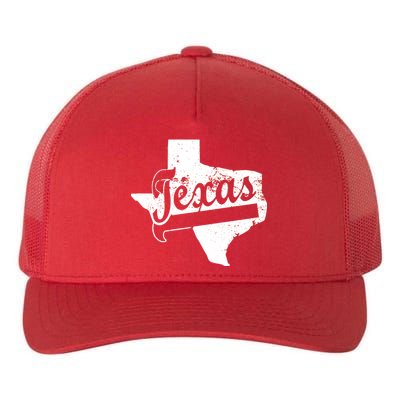 Vintage Texas State Logo Yupoong Adult 5-Panel Trucker Hat