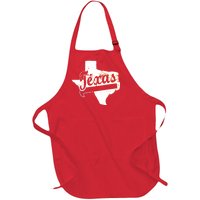 Vintage Texas State Logo Full-Length Apron With Pockets