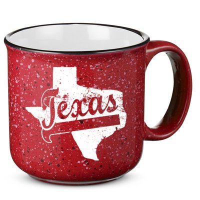 Vintage Texas State Logo 15oz Campfire Ceramic Mug