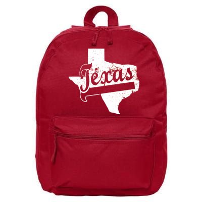 Vintage Texas State Logo 16 in Basic Backpack