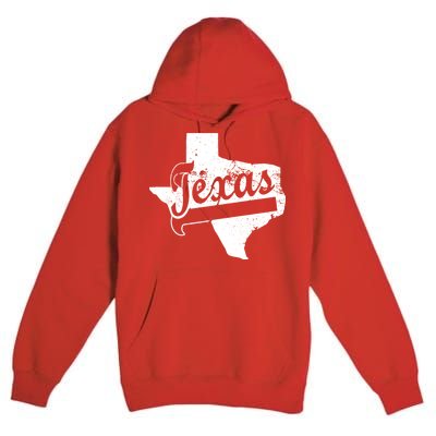 Vintage Texas State Logo Premium Pullover Hoodie