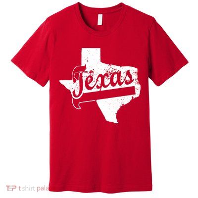 Vintage Texas State Logo Premium T-Shirt