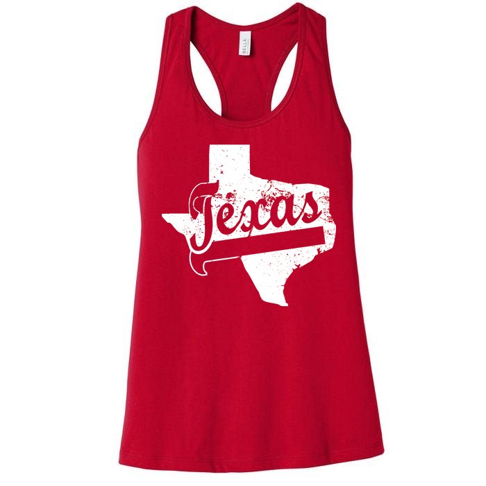 Vintage Texas State Logo Women's Racerback Tank