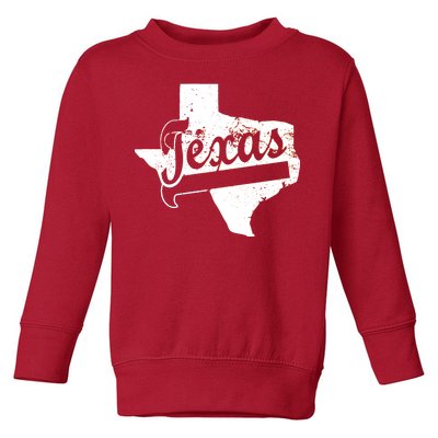 Vintage Texas State Logo Toddler Sweatshirt