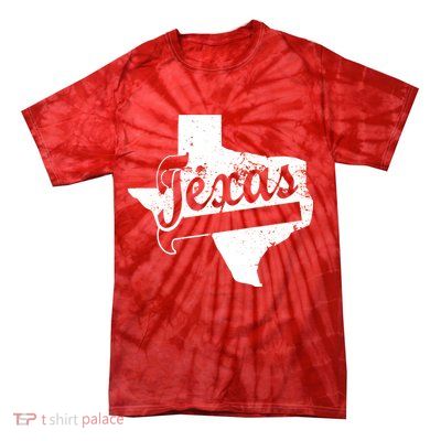 Vintage Texas State Logo Tie-Dye T-Shirt