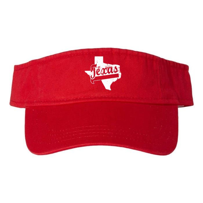 Vintage Texas State Logo Valucap Bio-Washed Visor