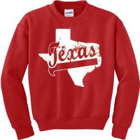 Vintage Texas State Logo Kids Sweatshirt