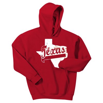 Vintage Texas State Logo Kids Hoodie