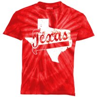 Vintage Texas State Logo Kids Tie-Dye T-Shirt