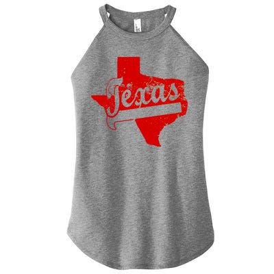 Vintage Texas State Logo Women’s Perfect Tri Rocker Tank