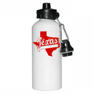 Vintage Texas State Logo Aluminum Water Bottle