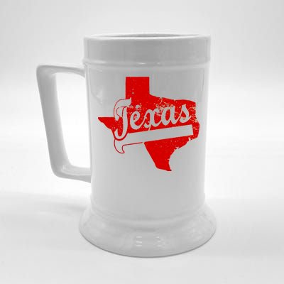 Vintage Texas State Logo Beer Stein