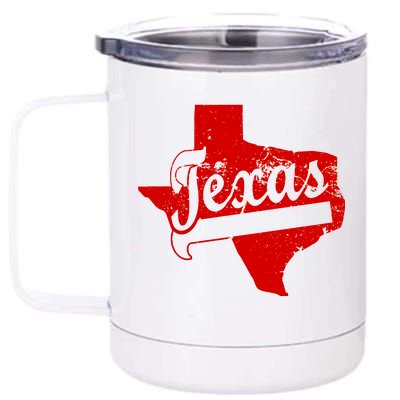 Vintage Texas State Logo 12 oz Stainless Steel Tumbler Cup