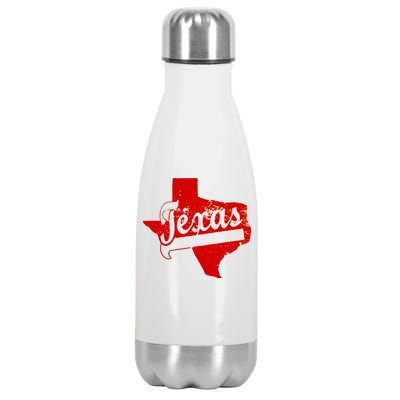 Vintage Texas State Logo Stainless Steel Insulated Water Bottle