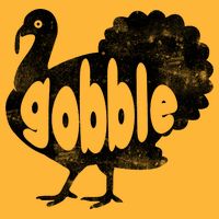 Vintage Thanksgiving Gobble Turkey Cooling Performance Crew T-Shirt