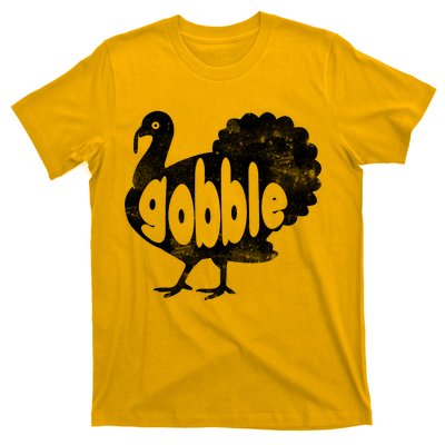 Vintage Thanksgiving Gobble Turkey T-Shirt