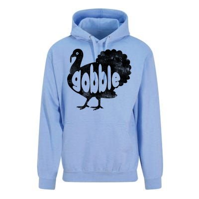 Vintage Thanksgiving Gobble Turkey Unisex Surf Hoodie