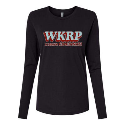 Vintage Thanksgiving WKRP 1530AM Cincinnati Womens Cotton Relaxed Long Sleeve T-Shirt