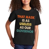 Vintage That Mask Is As Useless As Our Governor  Kids T-Shirt