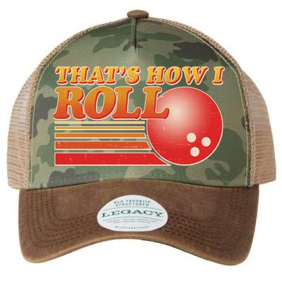 Vintage That's How I Roll Bowling Fan Legacy Tie Dye Trucker Hat