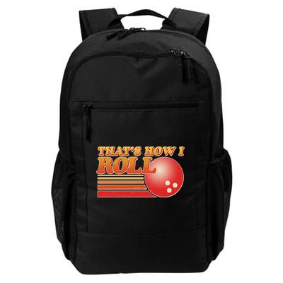 Vintage That's How I Roll Bowling Fan Backpack