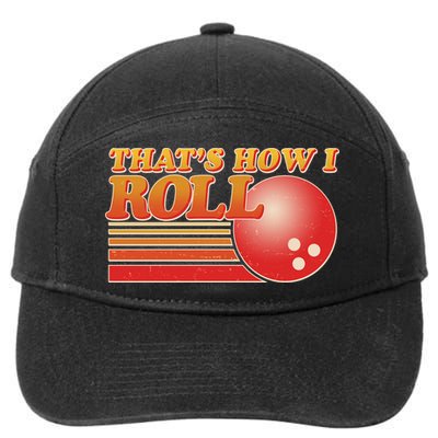 Vintage That's How I Roll Bowling Fan 7-Panel Snapback Hat