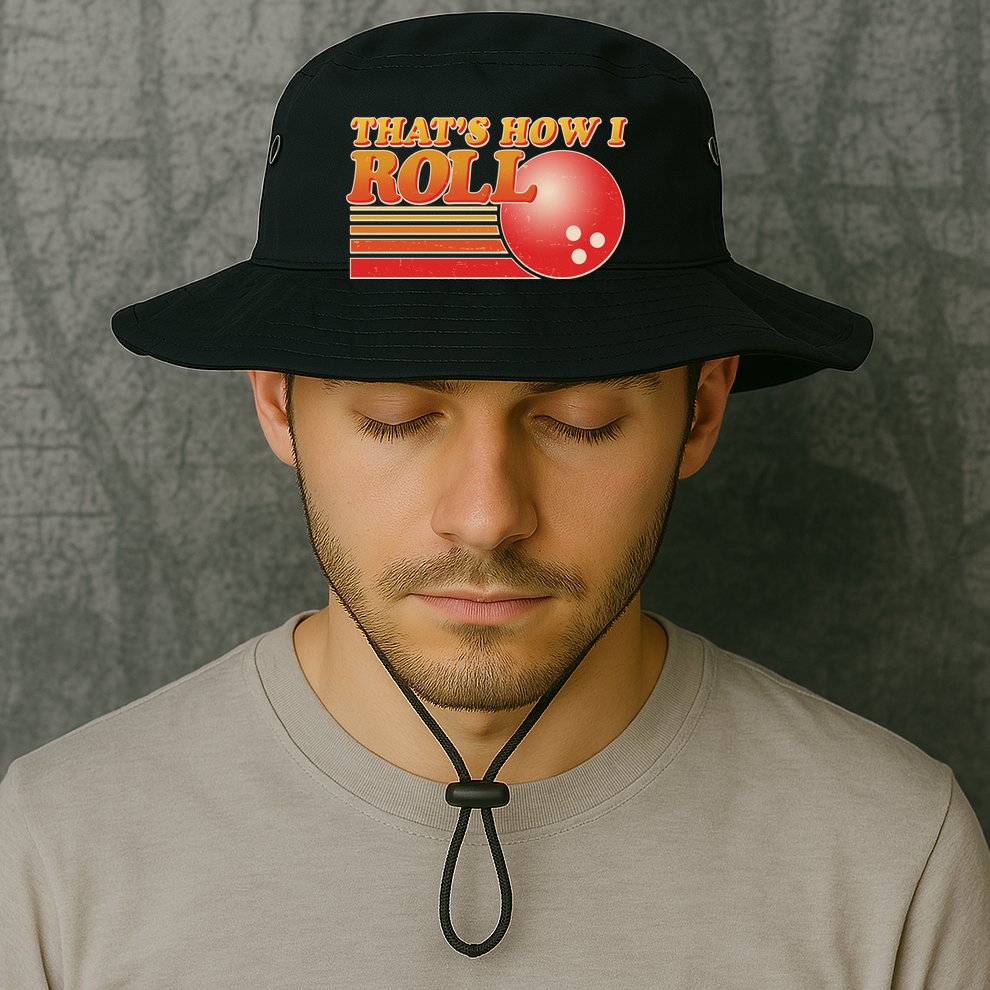 Vintage That's How I Roll Bowling Fan Bucket Hat
