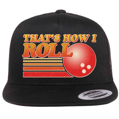 Vintage That's How I Roll Bowling Fan Flatbill Hat