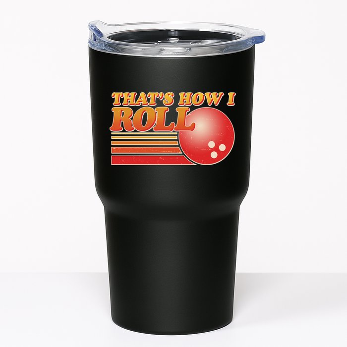 Vintage That's How I Roll Bowling Fan Tumbler