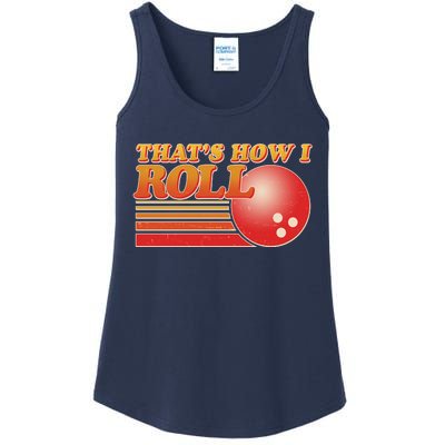 Vintage That's How I Roll Bowling Fan Ladies Essential Tank