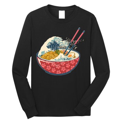 Vintage The Great Ramen Wave Long Sleeve Shirt